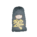 grey.yellow ski mask