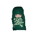 green.green ski mask