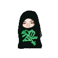 black.green ski mask